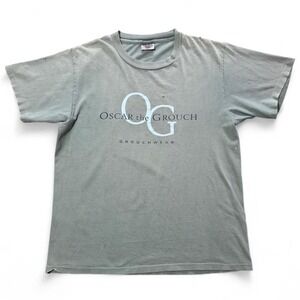 Vintage Sesame Street Oscar The Grouch Calvin Klein Parody Large T-shirt